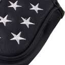 Craftsman Golf Blue Strips Stars Mallet Mid-Mallet Blade Putter Head Cover Headcover Magnetic Closure Alignment Stick Case Holder