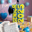 5 x 300+ Design Optional Fuehbur Senior 2025 Car-Freshie Silicone Aroma Bead Candle Soap Mould, Oven Safe