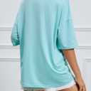 SOLY HUX Women's Graphic Oversized Tees Letter Print Summer Tops Vintage Half Sleeve Loose Casual T Shirts Light Blue Graphic X-Small (Green, XS)