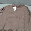 Men's Polo Sweater Fashion Collar Casual Sweater, XL