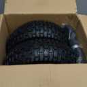 GICOOL 13x5.00-6 Rubber Lawn Mower Tire and Wheel, 2 Pcs Replacement 13x5-6nhs Riding Mowers Lawn Pneumatic Tire with Bearing Bore 3/ 4" & 5/ 8", 3" -4.5" Centered Hub