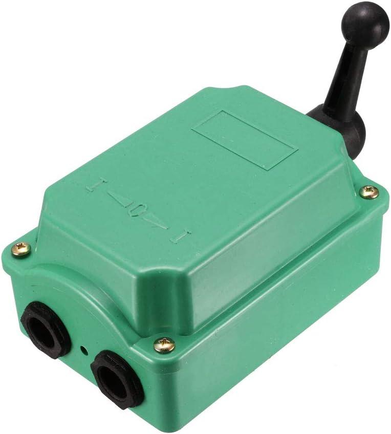 uxcell Drum Switch QS-30 3 Positon Forward/Off/Reverse Motor Control Plastic Shell 30A