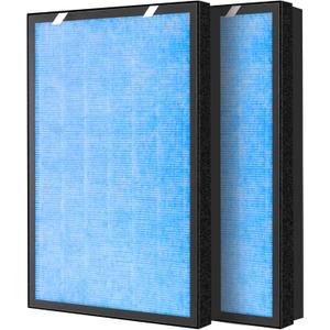 HSP002 True HEPA Filter Replacements for HSP002 Air Purifier Filters,3 in 1 H13 True HEPA Filter with Activated Carbon Pre-Filter