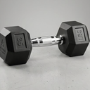 Fitvids Hex Dumbbells Rubber Coated Hand Weights for Exercises and Fitness Home Gym, 35 LB