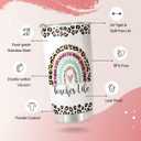 Leopard Print 20oz Stainless Steel Tumbler - Insulated, BPA-Free, Vacuum Sealed for Teacher or Any Occasion