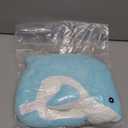 Dolphin Plush Pillow 27.5" Blue Dolphin Stuffed Throw Pillow Super Soft Sea Animal Plush Toys Dolls for Boys Girls Sleeping Cushion Gift