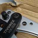 Battery Cable Lug Crimping Tool for AWG 10-1/0 Electrical Lug, with Cable Cutter 64pcs Ring Terminals and 70pcs Heat Shrink Tubing