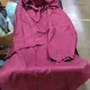 Adult Hooded Robe Cloak Knight Costume Cape Vintage Hood Cloaks Halloween Outfit XL Adult - Wine Red