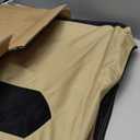 Amazon Basics Portable Folding Soft Dog Crate, Double Door, Collapsible Travel Kennel, Easy to Set Up, Sturdy, Secure, XL 42" x 31" x 31", Tan
