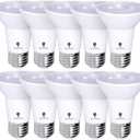 10 Pack PAR20 Outdoor LED Flood Light Bulb 8W 75 Watt Equivalent 500 Lumens Dimmable Waterproof E26 5000K Daylight LED Flood Light Bulbs for Security Led Spotlight Indoor Recessed Light Bulbs