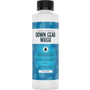 IMPRESA Concentrated Down Wash Detergent for Restored Loft & Warmth - High-Performance Detergent for Down Jackets, Coats, more to Improve Water Repellency - 8 oz, [5 Loads]