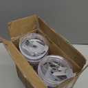 HIGIINC Iced Coffee Cups With Lids 4 Pcs, 16 OZ Unbreakable Glasses Drinking Set,Clear Plastic Cups Reusable Iced Coffee Tumbler with Lid and Straw, To Go Coffee Cups Dishwasher Safe