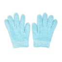 NatraCure Moisturizing Gel Gloves - (for Dry, Cracked Skin, Aging Hands, Cuticles, Eczema, After Hand Washing, Instead of Overnight Sleeping Gloves, Lotion, Cream) - Color: Aqua