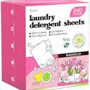 Soulink Magnolia Laundry Detergent Sheets 240 Loads - Eco-Friendly, Plant-Based, Hypoallergenic, No Plastic Jug