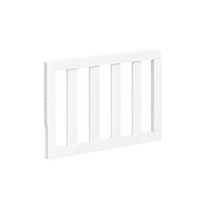 Storkcraft & Graco Toddler Safety Guardrail with Slats (White) – GREENGUARD Gold Certified, Converts Compatible Storkcraft & Graco Crib to Toddler Bed, Each Guardrail Sold Individually