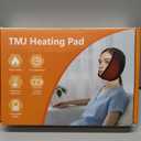 Cordless TMJ Heating Pad with Red Light, Jaw Heating Pad, TMJ Heat Pad, TMJ Facial Heating Wrap, 660nm, 3 Heating Levels & Timed Auto-Off, Rechargeable 5000mAh Battery