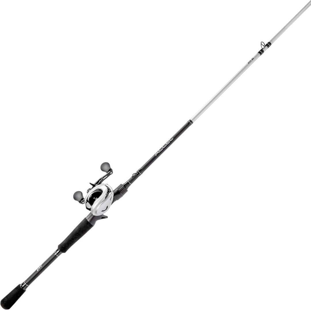 Lew's Lews Accel Baitcast Reel and Fishing Rod Combo, 7-Foot, 1-Piece Rod (Medium Power Rod)