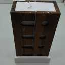 MyGift Wood Baseball Bat Holder and Ball Display Shelf, Wall Mounted Sports Memorabilia and Collectibles Floating Shelf (2 Racks)