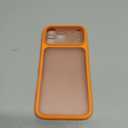 TAURI for iPhone 17 Pro Max Case, Full Camera Protection with Screen Protector, Translucent Matte Military-Grade Protection Shockproof Slim Phone Case for iPhone 17 ProMax, Matte Orange