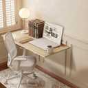 GOYLSER Fold Wall Mounted Table Folding Worktable, Addition to Garage/Home Office/Laundry Room/Home Bar/Kitchen & Dining Room, 35"x20.5"