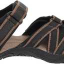 WHITIN Womens Hiking Sandals with Arch Support | Adjustable Hook and Loop Straps | Durable Sport Sandals for Outdoor Adventure (M)