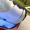 KHK Spoiler Compatible with 2014-2024 Infiniti Q50, Glossy Black Car Rear Trunk Tail Spoiler, PSM Style Rear Wing Fits for Infiniti Q50 Sedan & Q50S Sedan