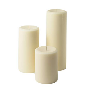 Unscented Candles 6 Pcs