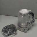 600W Electric Tea Maker Kettle with 4 Gears Keep Warm, Glass Tea Maker Pot for Coffee, Hot Water Needs 1L