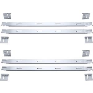 4 Pcs Adjustable File Bar for Inside a File Cabinet Drawer Cabinet Rails Left to Right Dimension, The Bar Adjusts from 23.5'' to 42'' (Silver)