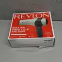 REVLON Turbo Hair Dryer | 1875 Watts of Maximum Shine, Fast Dry (Silver) (4.05x11.15x9.25 Inch (Pack of 1), Grey)