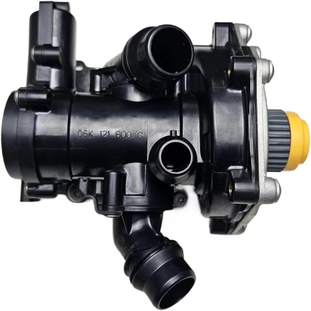Genuine Water Pump Thermostat Housing Assembly 06L121111H 06L121011B 06L121111 Suitable,Compatible With A3/A4/A5/A6/A7/Q3/Q5Q7