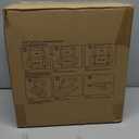 HORLIMER 6x4x3 inches Shipping Boxes Set of 50, White Corrugated Cardboard Box Literature Mailer