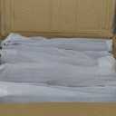 12 Pack Shoe Slots Organizer Adjustable Level Shoe Stacker Holder Storage Space Saving Sneakers Display Tray Rack for Closet (Transparent)