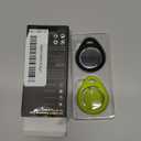 UNBREAKcable 360 Protective Case for AirTag, [2-Pack] AirTags Keyring Holder, Scratch-Resistant, Lock Design, Keychain for AirTag, TPU Full Cover Case for Key, Bag, Luggage, Pet Collar (Black&Green)