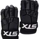 STX Lacrosse Stallion 75 Gloves, Black, XX Small, Pair