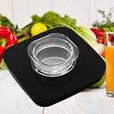 Blender Square Lid and Center Cap Suitable For Os-ter Os-terizer Blender Jar Fit for 4903 Os-ter Blender Square Jar Lid Replacements