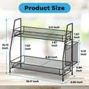 SPISPI Bathroom Organizer Countertop, Spice Rack Organizer for Cabinet,Bathroom Counter Organizer, Kitchen Countertop Organizer