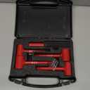 Vdsfand Door Hinge Adjustment Tool Multi Size Hinge Gap Adjusting Wrench Kit Heavy Duty Door Hinge Repair Tool for Residential and Commercial Use (5 piece set, Medium)