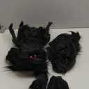 Nirohee Halloween Decorations Outdoor, Pack of 6 Giant Spider Halloween Party Decor Large Outside Decorations, Scary Spiders with Bendable Legs for Lawn, Yard, Spider Web, Wall, Window (1 ft - 3 ft)