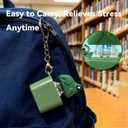 Frog Croaking Fidget Toy, Rechargeable Frog Croaking Keychain with Sound LED Lights, Frog Fidget Clicker, Fun & Portable Anxiety Relief Toy (Frog)