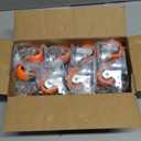 W B D WEIBIDA 2" Plate Caster Wheels Set of 16, Heavy Duty Casters with Brake, Safety Dual Locking, Industrial Swivel Top Plate Casters Wheels for Furniture, Carts (Screws and Screwdriver)