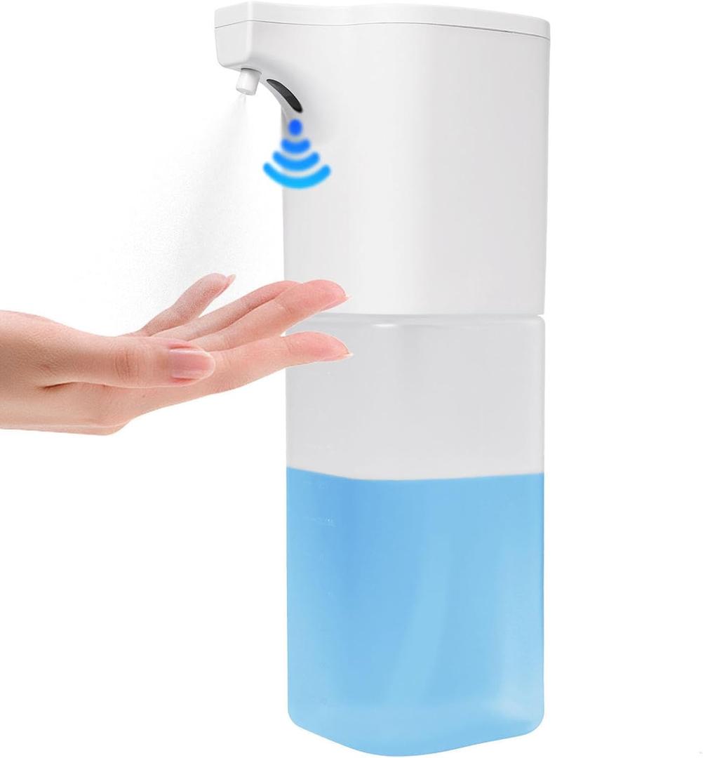 Touchless Alcohol Spray Dispenser, Infrared Induction Sprayer, Automatic Hand Sanitizer, White, 550ml, 8.9x2.9x10.3cm