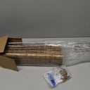 UNISHADES Cordless Bamboo Roman Shades for Windows, Blinds Size (32.5" W 64" H) Colour (Highfield Teak)