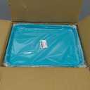 JMU 20Pcs Dental Trays Bulk Autoclavable Plastic Procedure Flat Trays, 13.25" X 9.75" Set Up Tray, Size B (Teal)