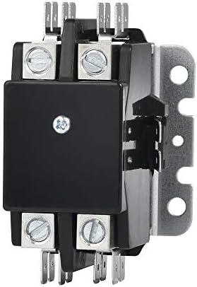 SunLee 2 Pole 40 Amp contactor 120v coil UL 2 pole Lighting Load 50 AMP Contactor equivalent to 42CF15AF Condenser Compressor Contactor
