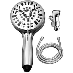 Shower Head, High Pressure Handheld Shower Head with 10 Settings Spray Modes and Sprayer, for Home Hotel Bathroom