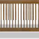 Namesake Nantucket 3-in-1 Convertible Crib with Toddler Bed Conversion Kit in Natural Walnut, Greenguard Gold Certified