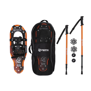 Cascade Mountain Tech Lightweight Aluminum Frame Snowshoe Set