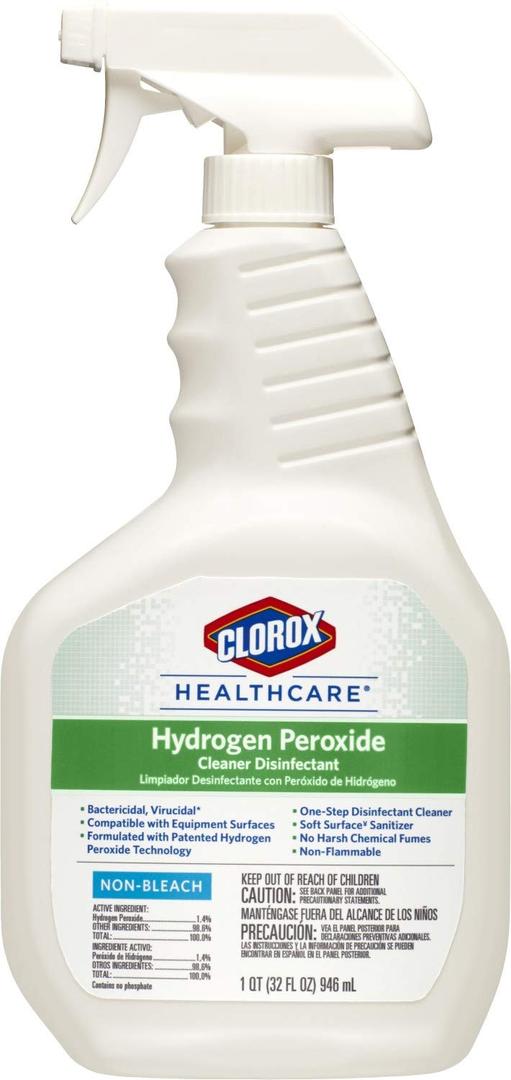 Clorox Healthcare Hydrogen Peroxide Cleaner Disinfectant, Bleach Free, 32 Fluid Ounces 