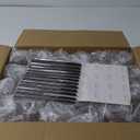 48 Pack Ribbed Origami Ripple Plastic Glasses, 24 9 Ounce Stemless Champagne Flutes & 24 12 Ounce Cups, BPA-Free Disposable Shatterproof Toasting Glasses for Weddings, Bars, and Events (Clear)